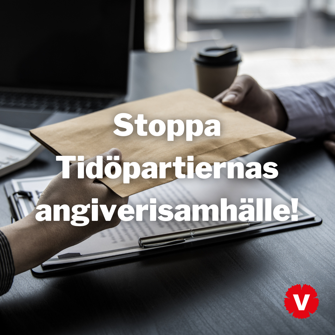 Stoppa Tidöpartiernas angiverisamhälle!
